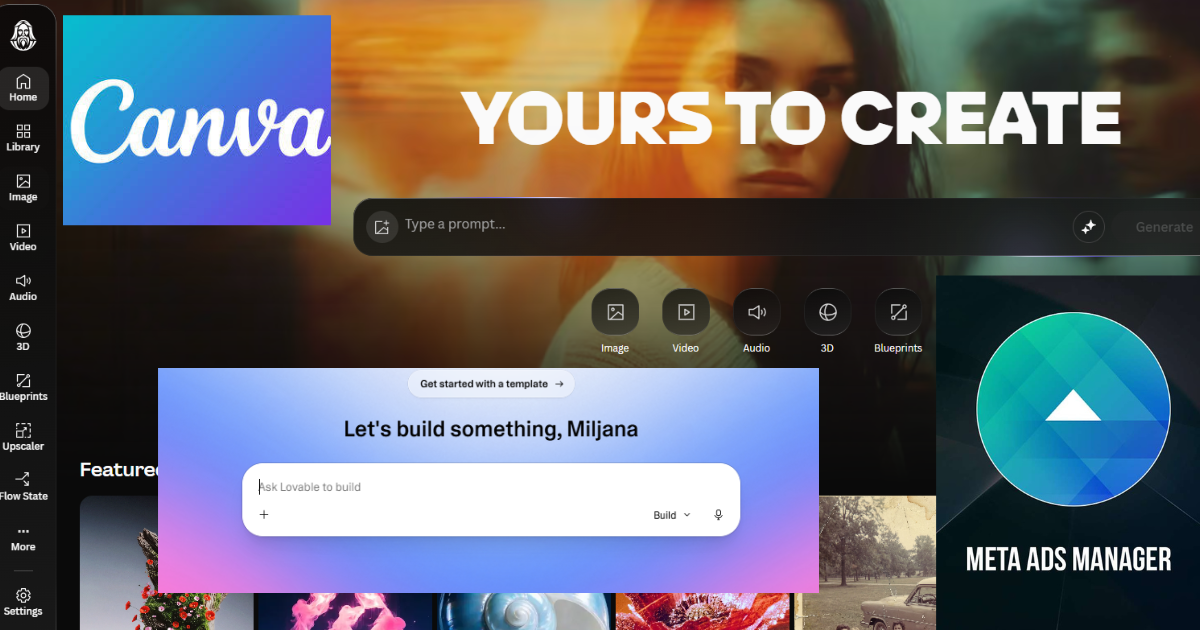 Digitalni alati i platforme koje koristim u kreativnom radu